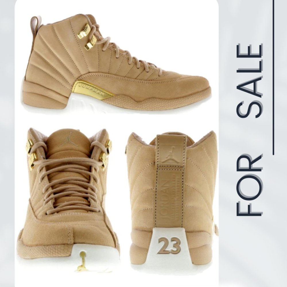 AIR JORDAN RETRO 12 - Vachetta Tan (women's 7)